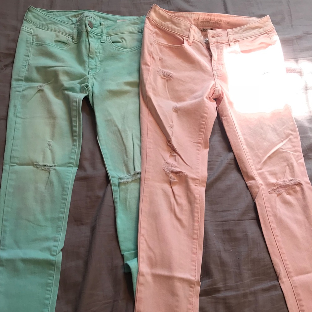 Colored jeans